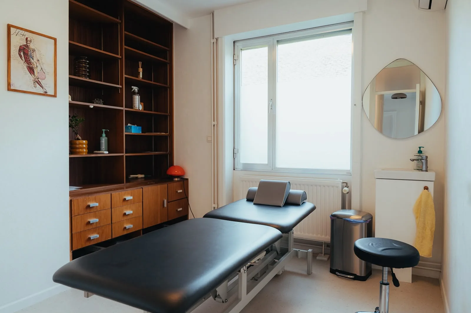 Salle de soins du cabinet MP-Kiné