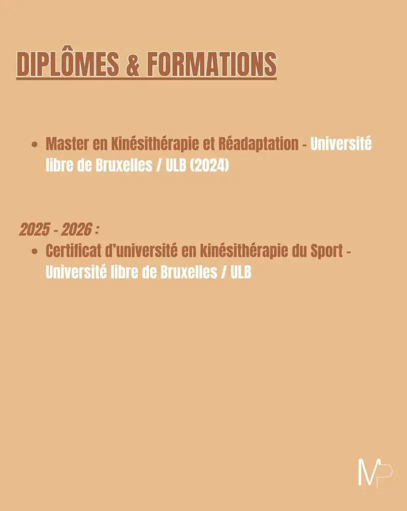Diplômes et formations de Raimy Van Mello
